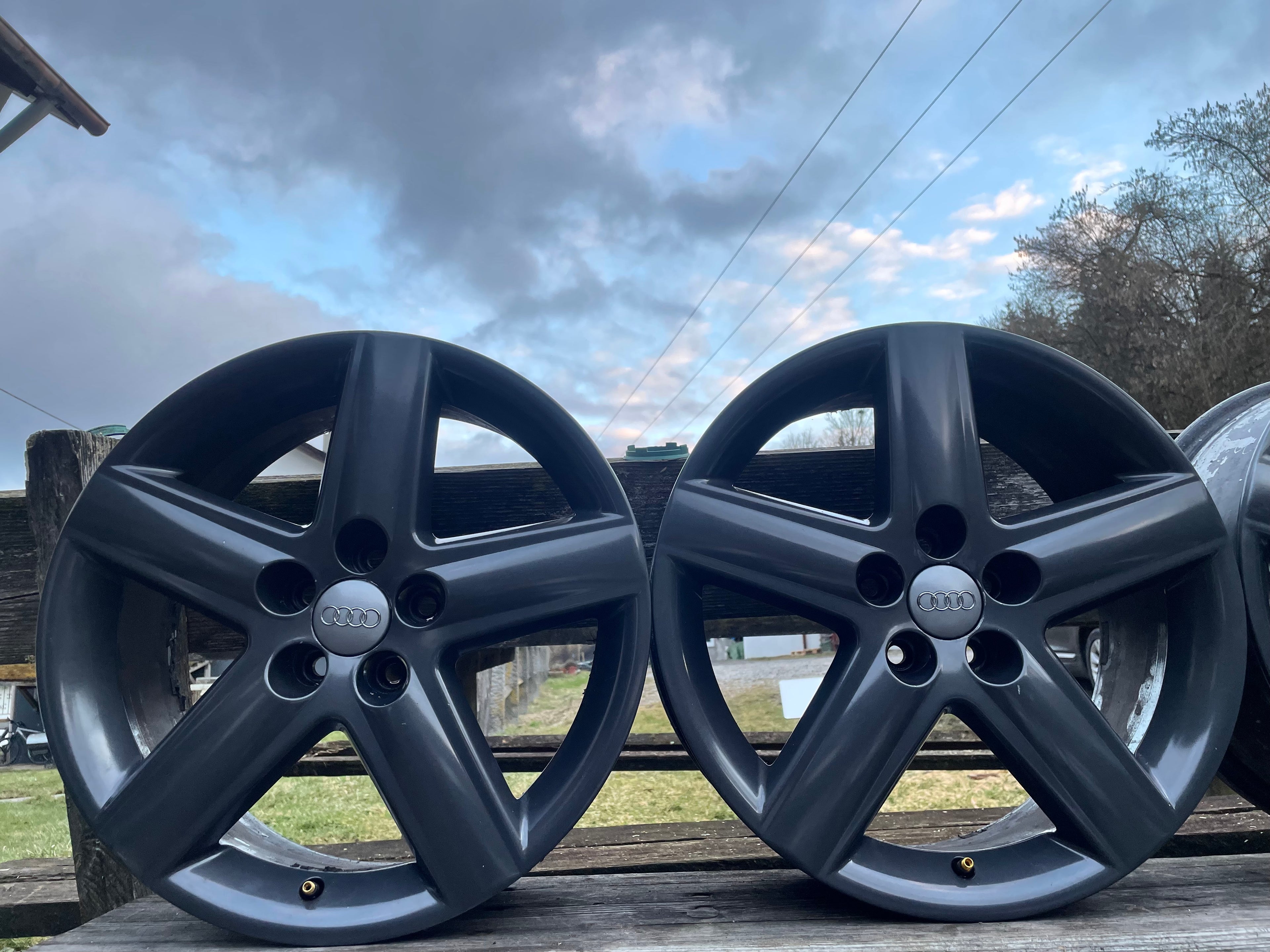 ⭐️⭐️⭐️⭐️⭐️4x AUDI Alloy Wheels 17’ 5x112