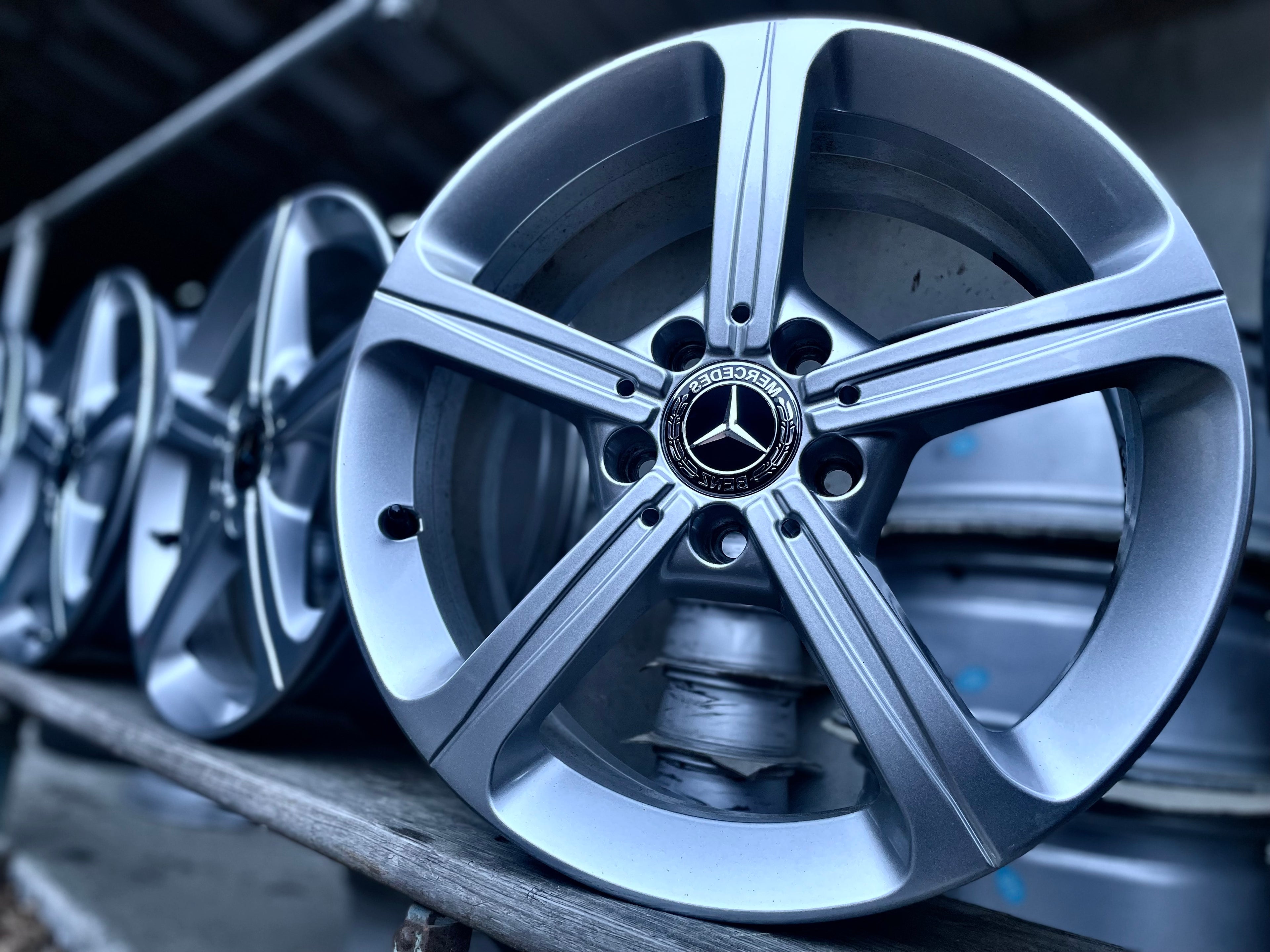 ⭐️⭐️⭐️⭐️⭐️4x MERCEDES Alloy wheels 17’ 5x112